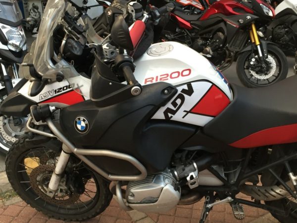 BMW R1200 GS 2008 Adventure rouge stickers