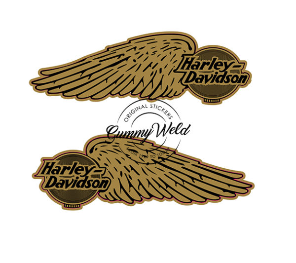 Harley Davidson FXWG Wide Glide 1985 stickers kit
