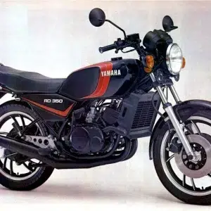 Yamaha RD350 LC black 1981 decals kit