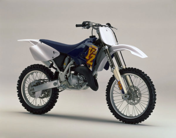 Yamaha YZ 125 1996 blue white decals kit