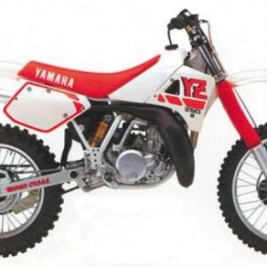 Yamaha YZ 250 1988 red decals kit