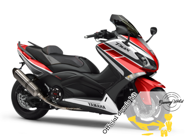 Yamaha Tmax 530 Anniversary (2011) - DECALS KIT OFFICIAL STICKERS