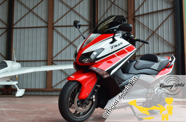 Yamaha Tmax 530 Anniversary (2011) - DECALS KIT OFFICIAL STICKERS - Image 2