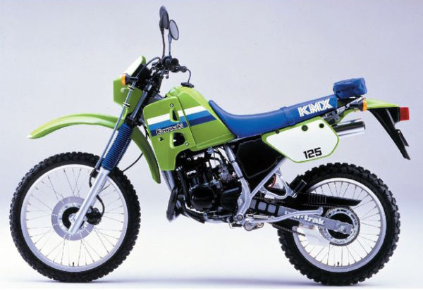 Kawasaki KMX 125 1986 green decals kit