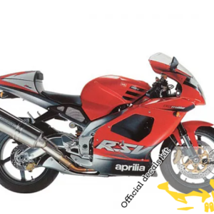 Aprilia RSV 1000 2002 red stickers kit