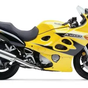 Suzuki GSX F 600 yellow 2003 decals kit