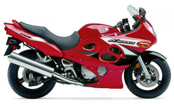 Suzuki GSX F 750 Katana 2007 red decals kit