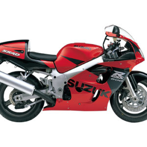 Suzuki GSX R 600 1998 red decals kit