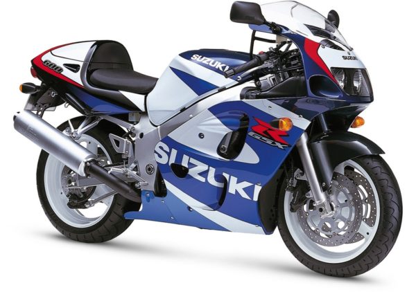 Suzuki GSX R 600 2000 blue decals kit