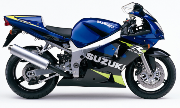 Suzuki GSX R 600 2001 black decals kit