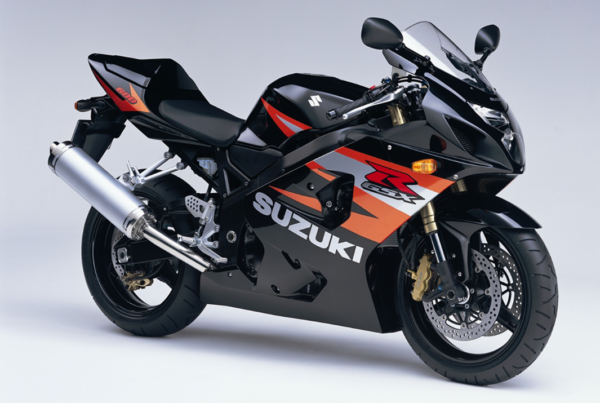 Suzuki GSX R 600 2004 black decals kit