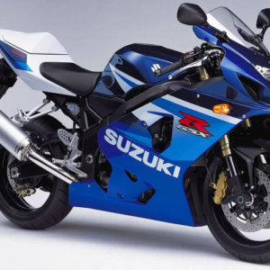 Suzuki GSX R 600 2005 blue decals kit