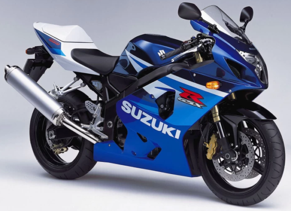 Suzuki GSX R 600 2005 blue decals kit