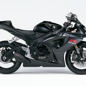 Suzuki GSX R 600 2006 black decals kit