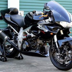 Suzuki TL 1000S 1997 black decals kit