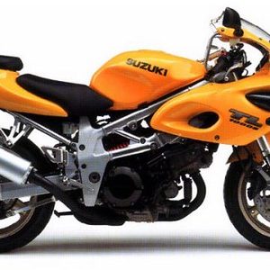 Suzuki TL 1000S 1999 yellow decals kit