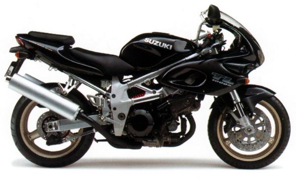 Suzuki TL 1000S 2001 black decals kit