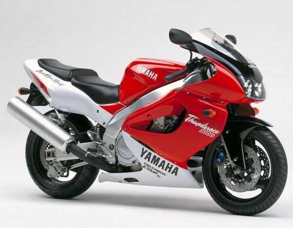 Yamaha YZF 1000R 1996 red stickers kit